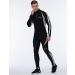 Airtracks Men's Long Running Pants - Functional Compression Tights Breathable & Reflective XL Black-Grey for Optimal Performance - Buy Online on SooperMarket.com