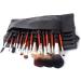 1pc Pu Leather Makeup Brush Waist Bag Portable Cosmetic Brush Holder Organizer with Artists Belt Strap (unfolding) - Buy Online on SooperMarket.com