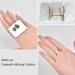 Professional 1PC Nail Art Palette Ring - Stainless Steel Color Mixing Palette for DIY Nail Designs | Handsfree Rectangle Makeup Tool - Buy Online on SooperMarket.com