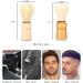 KINDOYO Neck Duster Brush - Professional Barber Hairdressers Brush Soft Hair Sweep Cleaning Brush with Wooden Handle for Barber Shop Household Style 2 - Buy Online on SooperMarket.com