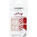 Christmas Snowflake Elk False Nails - Red Long Press On Tips (24pcs) for Women & Girls - Buy Online on SooperMarket.com