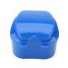 Denture Box for Artificial Teeth | Storage Box with Filter Sieve - Dark Blue | Ideal for Denture Care & Dental Devices - Buy Online on SooperMarket.com