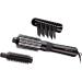 Brown Satin Hair Curl Brush & Power Perfection Hair Dryer Bundle - Professional Warm Air Styling Tools | AS 330 & HD180 - Buy Online on SooperMarket.com