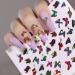 Eseres 10 Sheets 3D Laser Butterfly Nail Stickers - Self-Adhesive Colorful Butterflies Decals for Nail Art - Buy Online on SooperMarket.com