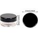 Sgehai 16 PCS Black 15ml Jars - Empty Lip Balm & Cream Containers with Lids for International Shipping - Buy Online on SooperMarket.com