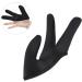 JECOMPRIS 1pc Hair Styling Tools Hair Curling Finger Cover Billiard Straightener Gloves Billiards Glove Flat Iron Styling Tools Heat Resistant Gloves Hair Curler Three Anti-scald Protector Black 11x10cm - Buy Online on SooperMarket.com