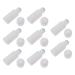 Minkissy 8 pieces sponge head bottle refillable sponge head applicator plastic empty liquid medicine bottles skin care scalp hair care medicine cosmetic travel use