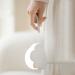 Annmore night light baby quiet light cloud led night lamp kids dimmable battery bedside lamp motherhood baby initial equipment newborn gift girls white cloud
