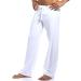 K-Men Mens Ice Silk Low Rise Yoga Pants - White, Medium - Buy Online on SooperMarket.com