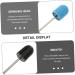 Healeved 1 Set Nail Color Sand Cap Nail Polishing Tool Replaceable Sanding Cap Nail Files Nail Tools Nail Art Accessories Nail Art Tool Nail Drill Bit Caps Nail Sanding Caps Exfoliating 2x1.5cm Blue 1 - Buy Online on SooperMarket.com