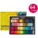 MUNGYO Non Toxic Square Chalk Soft Pastel 64 Pack Assorted Colors - B441R078-7003A - Buy Online on SooperMarket.com