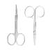 Small Ear Nose Hair Scissors Stainless Steel Eyebrow Scissors for Women DALOMGZL Premium Facial Hair Scissors - Sharp Nail Scissors for Toenails Manicure Pedicure Cuticle Beard(2PCS)