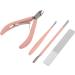 Nail Clipper Set Stainless Steel Multifunctional Portable Manicure Tool Set for Home Shop Travel (Pink) - Buy Online on SooperMarket.com