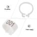 Yardwe 300 Pcs Pigeon Anklet Chicken Drumsticks Tag Plastic Foot Ring for Pigeon Poultry Pen Parrot Baby 1.3X1.3CMx3pcs Whitex3pcs - Buy Online on SooperMarket.com