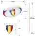 Romania Flag Rugby Ball Food & Cupcake Picks Toppers Party Decorations (14 Pack) - Buy Online on SooperMarket.com