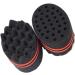 Dajidafu 2 Pieces Brush Barber Twist Sponge Hair Sponge Different Hairstyles Unlimited Use Moisture Resistance Brush for Kids - Buy Online on SooperMarket.com