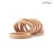 Soul Project 50-Piece Blonde Hair Ties - No Metal Elastic Bands for All Hair Types | Perfect for Ponytails & Buns | Ideal for School Work Gym - Dark Blonde Hair Accessories - Buy Online on SooperMarket.com
