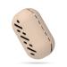FERYES Large Silicone Makeup Sponge Holder Beauty Blender Case Travel Essentials Portable Double Sided Design Face Sponge Cover -Khaki
