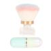 Professional Liquid Foundation Brush - Soft Dense Hair Capsule Shaped Tool in Blue & Pink for Flawless Makeup Application - Buy Online on SooperMarket.com