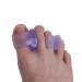 Toe separator 4-pack (M+L) gel toe spreader spacer straightener bale toe corrections to relax the toes hammer toes alignment of the big toes corrector and spacer