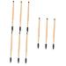 Baluue 9 Pcs Makeup Brush for Eyebrow Double Head Makeup Brush Eyebrow Brush Brow Powder Brush Golden