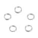 VALYRIA Sterling Silver Split Jump Ring Connector Charm Jewelry Findings 20pcs 5.0mmx0.5mm