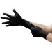 Microflex MidKnight MK-296 Disposable Nitrile Gloves for Automotive Law Enforcement w/Full Texture - Black X-Large (Pack of 100) Box (100)