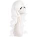 MapofBeauty Charming Long Wavy Hair Wig - Women's Party Full Wig in White - Buy Online on SooperMarket.com