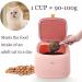 Lanyihome 2 in 1 Small Silicone Pet Food Spoon and Plastic Scoop for Dogs, Cats, Birds - White/Pink - Buy Online on SooperMarket.com
