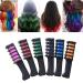 Kalolary Metallic Glitter Hair Chalk Set - Temporary Dye for All Hair Colors - Ideal for Halloween & Cosplay - 6 Colors - Buy Online on SooperMarket.com