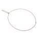 Breathing Exercise Necklace Relieving Stress Mindful Necklace Increasing Lung Volume Skinfriendly Steel for Men Daily Wear (Rose Gold)