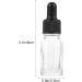 Beaupretty 10-Pack Clear Glass Essential Oil Travel Bottles - Empty Tincture Containers with Drip Tenders for International Shipping - Buy Online on SooperMarket.com