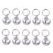 Angoily 10st cat sound bells for cat neck tapes birth puppy handicraft accessories make your own pet small bells Christmas the bell little dog