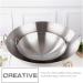 DELURA Japanese Wok Chinese Cooking Pot Kitchen Frying Pan Stainless Steel Pan Cooking Pan with Handle Frying Pan Wok Pan Stainless Steel Cooking Utensils (Color : Silver Size : 32X32CM) 32X32CM Silver - Buy Online on SooperMarket.com