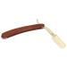 Ergonomic Vintage Beard Razor Stand for Men | Solid Wood & Stainless Steel Holder | Perfect Barber Shop Accessory - Buy Online on SooperMarket.com
