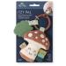 Itzy Ritzy Itzy Pal Infant Toy & Teether with Crinkle Sound, Textured Ribbons & Silicone Mushroom Teether - Buy Online on SooperMarket.com