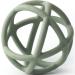 Baby toy grasping toy and teething ring made of food grade silicone BPA-free (Sage)