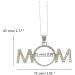 OralGos Sublimation Necklace - Unique Mom Pattern Heat Transfer Clavicle Chain Jewelry for Mother's Day - Perfect Gift! - Buy Online on SooperMarket.com