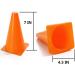 YOQXHY Soccer Cones (25 Pack) - 7 Inch Agility Training Sports Cones with Carry Bag - Ideal for Kids Football Basketball Drills - Field Markers in 5 Colors - Buy Online on SooperMarket.com