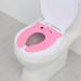 Pokanic Travel Potty Training Seat Cover with Non-Slip Silicone Pads and Carry Bag - Pink | Portable, Reusable Toilet Seat for Kids and Toddlers - Buy Online on SooperMarket.com