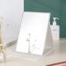 Buy ZCOOOOOOOL Large Portable Super HD Makeup Mirror - 10x7 Inches Multi-Stand Freehand/Handheld/Tabletop Foldable Super Large White - International Shipping - Buy Online on SooperMarket.com