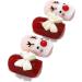 Christmas False Nails Snow Press on Nails - Antler Red Fake Nails 24pcs for Women and Girls - Buy Online on SooperMarket.com
