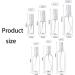 GeRRiT Plastic Spray Bottle Portable Travel Container Fine Mist Spray Dispenser Bottle Transparent Empty Fine Mist Spray Bottle for Cleaning Gardening Plant (Color : Clear Size : 100ml) 100ml Clear - Buy Online on SooperMarket.com