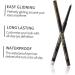 Angoily Eyeliner Pencil Eyebrow Pencil Eye Pencil Waterproof Eye Liner Women Makeup E43 Automatic - Buy Online on SooperMarket.com