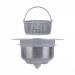 Foldable Handle Sink Filter Anti Clogging Designs Anti Clogging Basket Sink Filter Waterproof & Oil Resistant Sink Drain Odor Isolation Sink Stopper