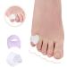 HEIMEABI Toe Straightener & Spreader | Bunion Corrector Gel Separator | Pinky Toe Corrector & Cellulite Remover - Light Blue One Size - Buy Online on SooperMarket.com