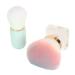 Professional Liquid Foundation Brush - Soft Dense Hair Capsule Shaped Tool in Blue & Pink for Flawless Makeup Application - Buy Online on SooperMarket.com