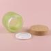 Tianzd 6 Pieces Empty 50ml Green Glass Cream Cans with Lid | Cosmetic Storage & Spatula Set | Ideal for Skin Care & Beauty Products - Buy Online on SooperMarket.com