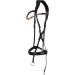 Heinick-Reitsport Black Bitless Bridle | Glow Series Crossunder for Thoroughbreds | International Shipping Available - Buy Online on SooperMarket.com
