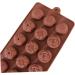 2pcs Craft Dies Pudding Mold Flower Shaped Mold Non-Stick Mold Decor Silicone Molds Chocolate Baking Molds Sphere Cake Molds Cake Baking Molds Chocolate Molds Waffles Flowers mediumx2pcs Coffeex2pcs - Buy Online on SooperMarket.com
